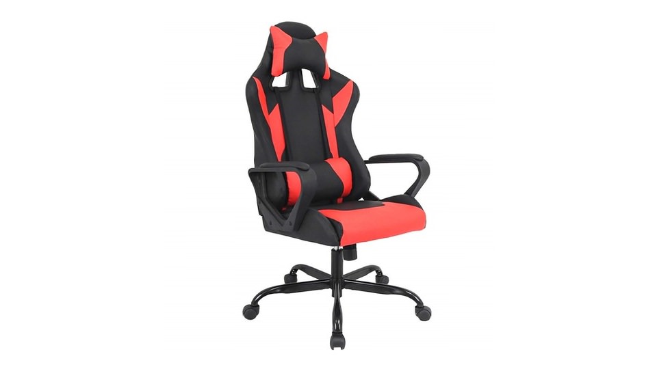 BestMassage Gaming Chair with Lumbar Support